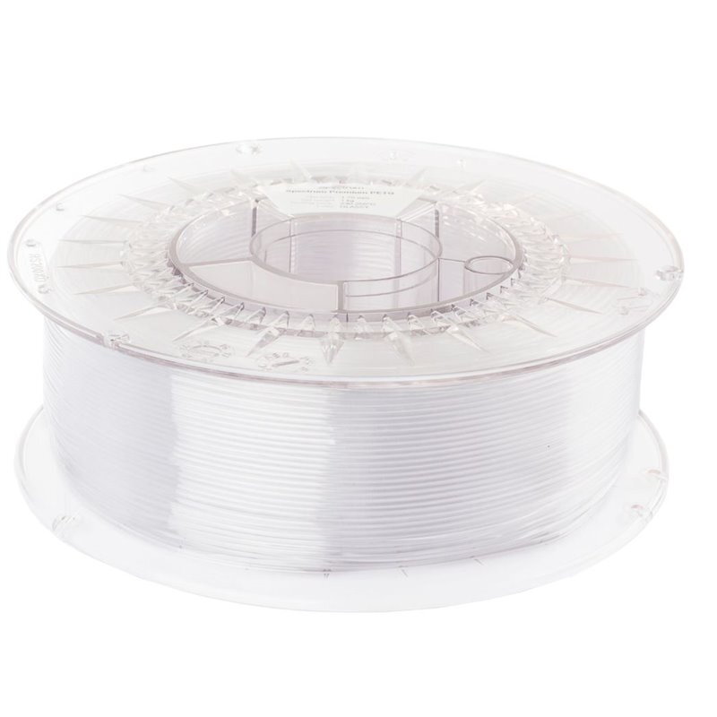 Petg Transparent Filament Glassy 1.75 mm Spectrum 1 kg Petg Transparent Filament Glassy 1.75 mm Spectrum 1 kg