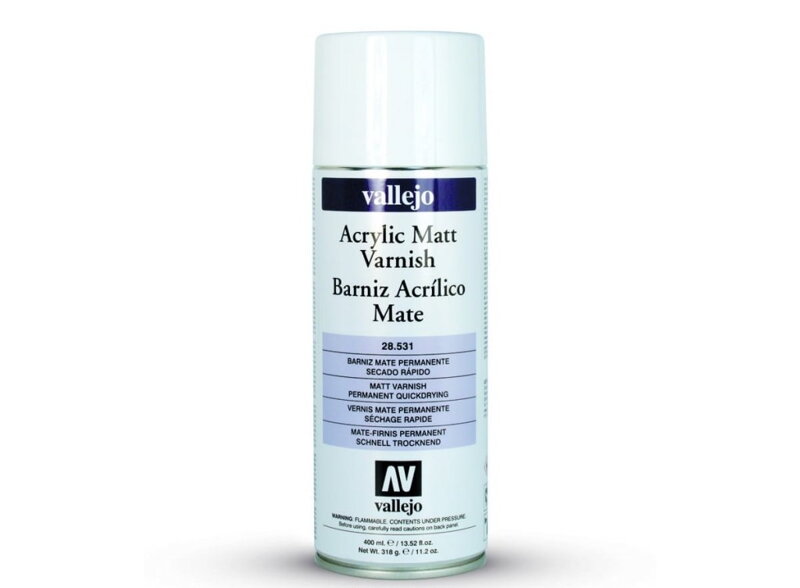 Vallejo 28531 Matt Spray varnish (400ml) spray lacquer (400ml)