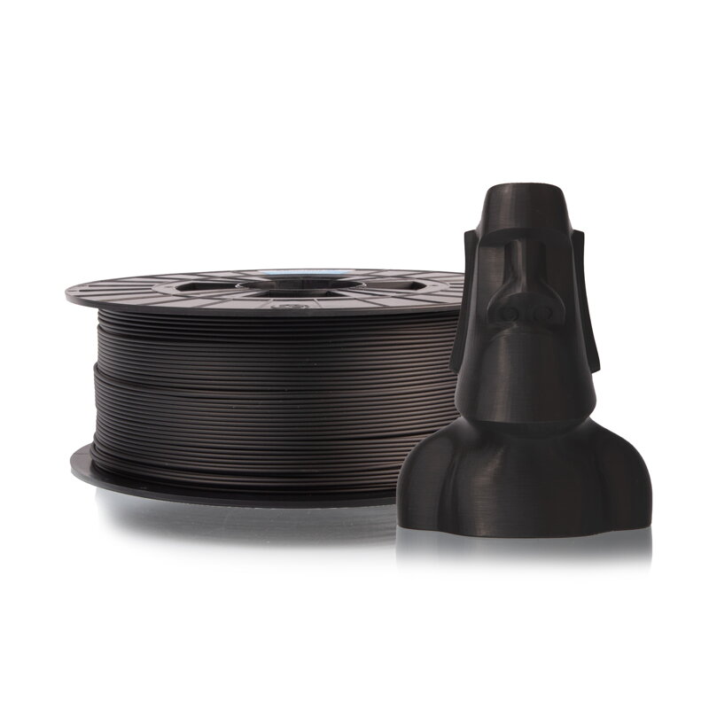 Filament-PM PLA + improved easily printable string black 1.75 mm 1 kg Filament pm