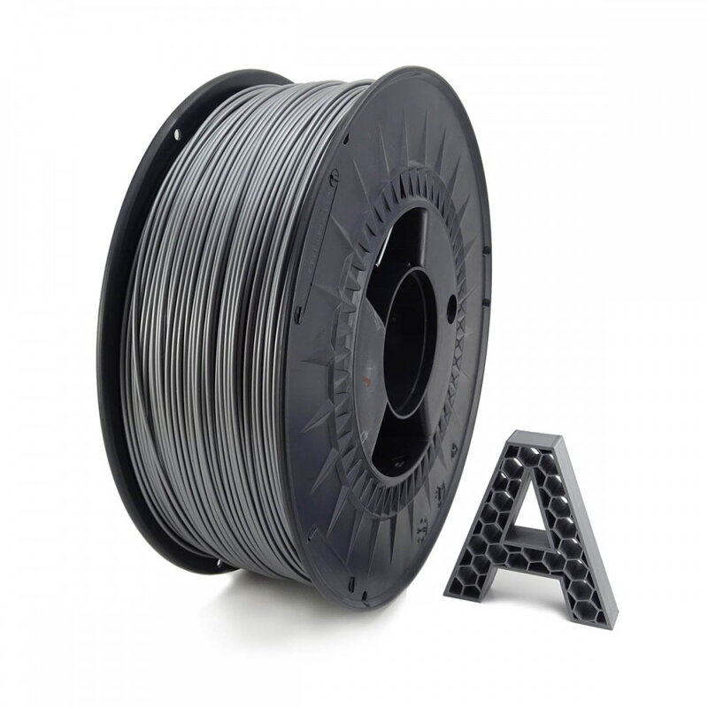 Petg Filament silver 1.75 mm aurabol 1kg