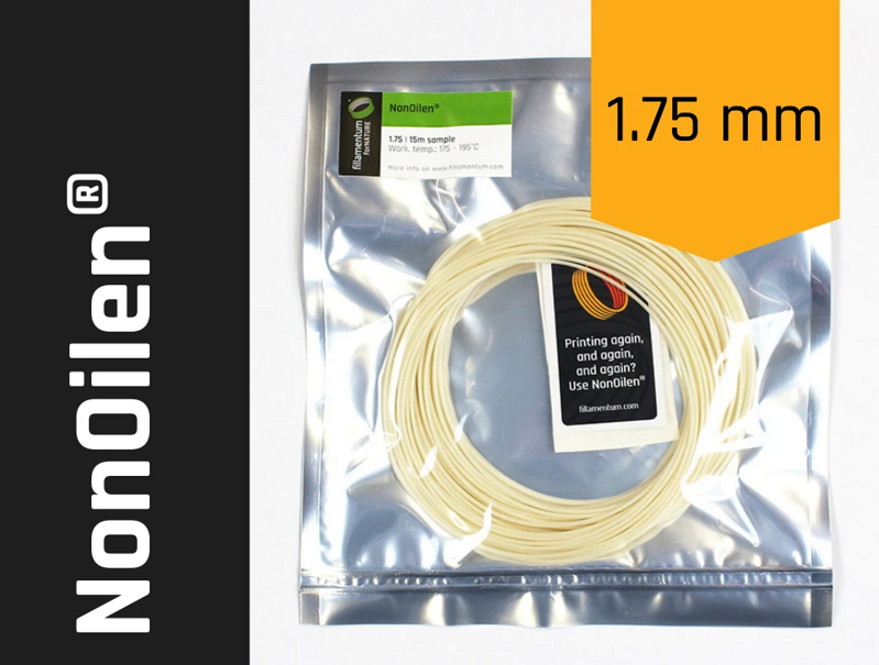 Sample 15 meters - nonoilen print string 1.75mm FILLAMENTUM Ecological