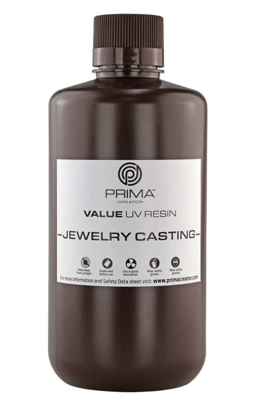 PrimaCreator Hodnotná odlévací hmota na šperky - 1 kg - Zelená