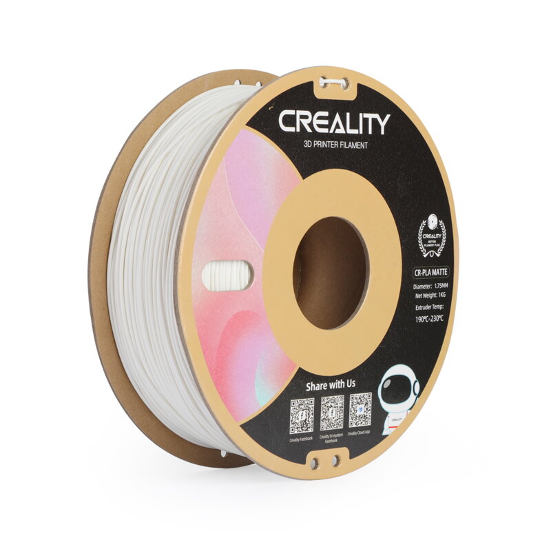 Creality CR-PLA Matte - 1.75 mm - 1 kg - Jahodově červená