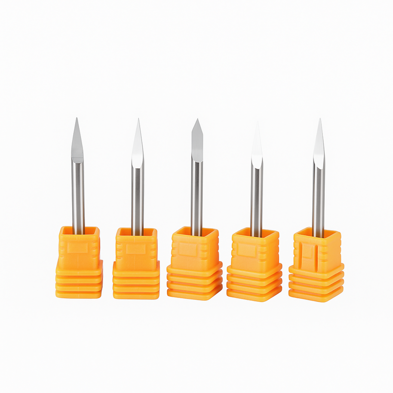 Makera - Jednobřitá gravírovací fréza na kov - stopka 1/8″ - 30° * 0,4mm