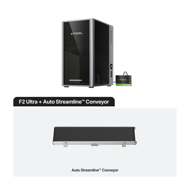 xTool F2 Ultra Dvoulaserová Gravírovačka - F2 Ultra + Dopravník