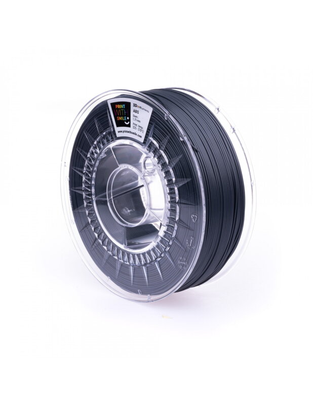 Print with Smile - ABS - 1.75 mm - Anthracite Black - 1 kg Print with Smile - ABS - 1.75 mm - Anthracite Black - 1 kg