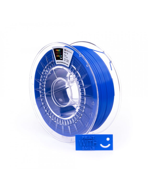 Print with Smile - Pet -G - 1.75 mm - Cobalt Blue - 1 kg