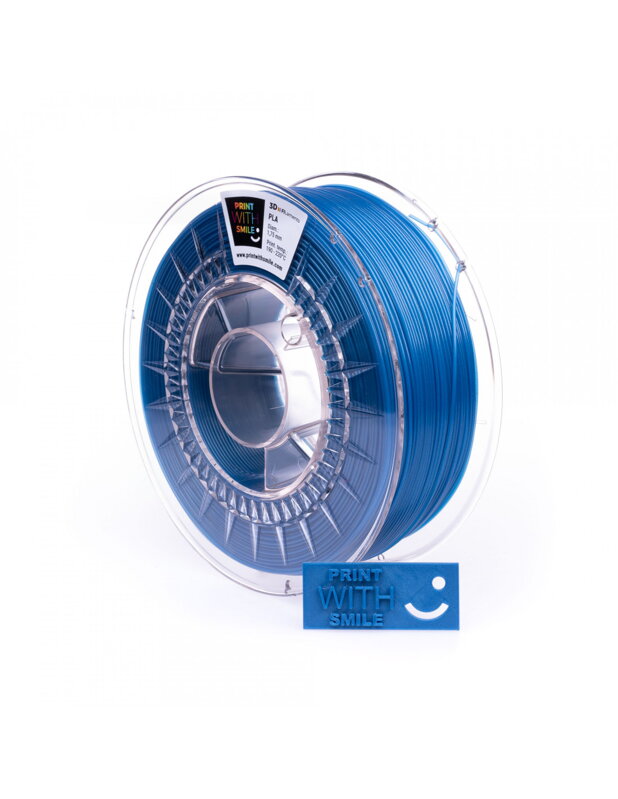 Print with Smile - PLA - 1.75 mm - Metallic Blue - 1000 g