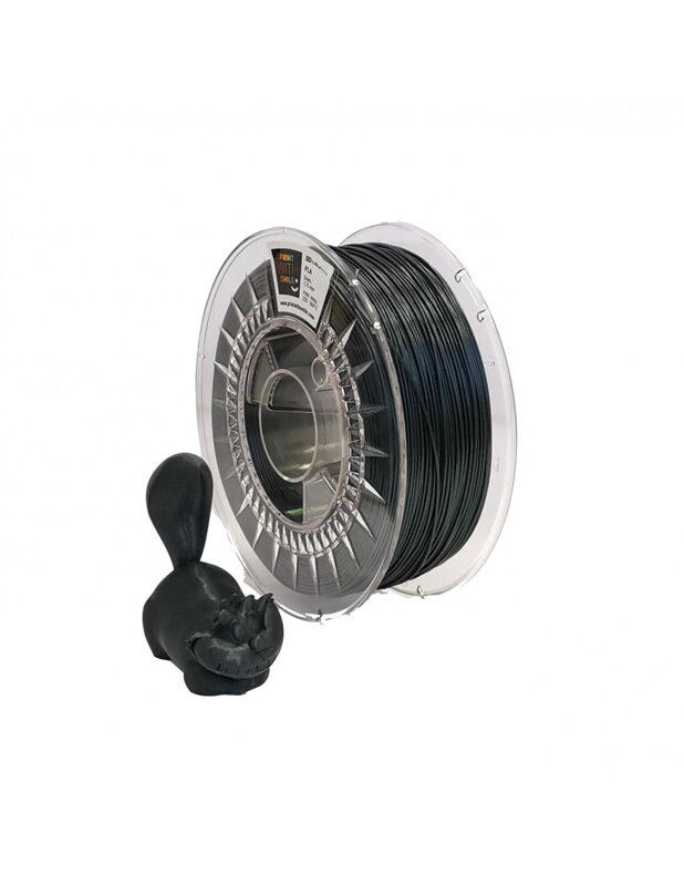 Print with Smile - PLA - 1.75 mm - Black Star -1000 g Print with Smile - PLA - 1.75 mm - Black Star -1000 g