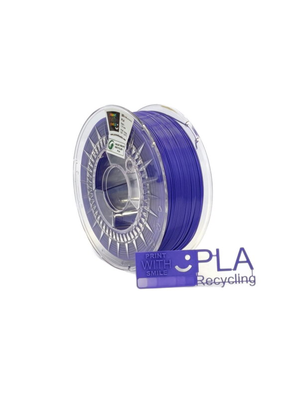 Print with Smile - REC-PLA - 1.75 mm - Just Purple - 1000 g