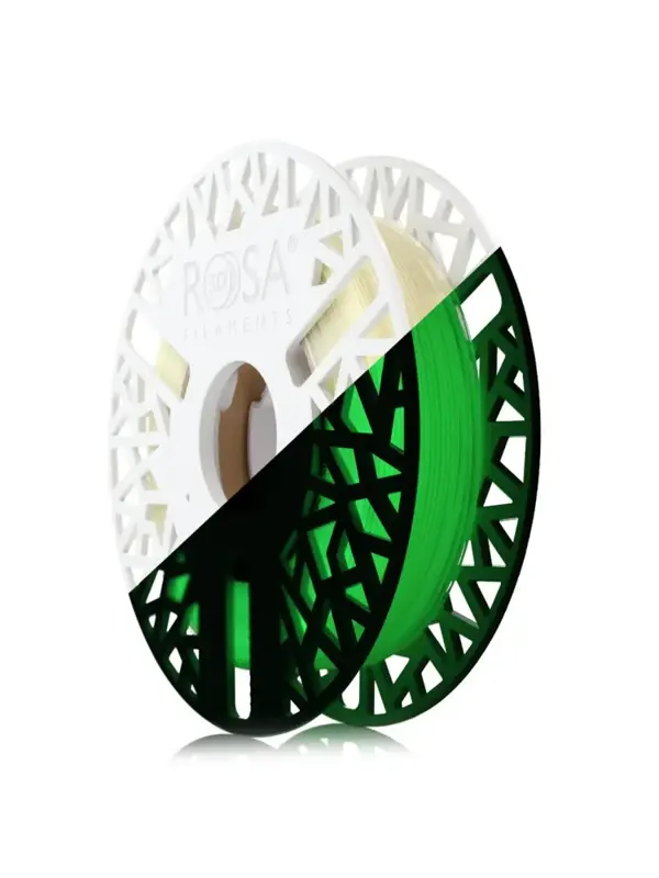 Filament ROSA3D ROSA FLEX 88A SVÍTÍCÍ VE TMĚ - ZELENÝ 1,75mm 0,5kg