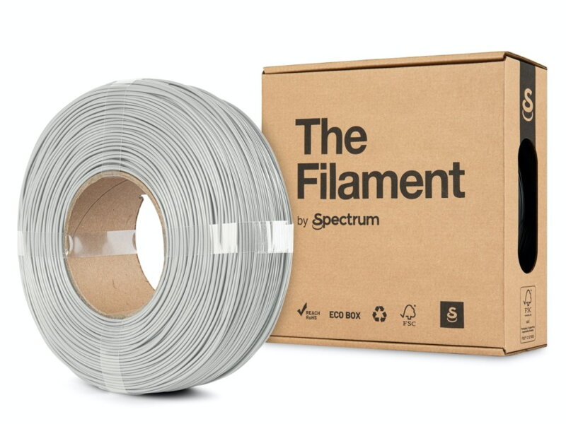 ReFill TheFilament PLA ŠEDÁ "CLOUD" 1,75 mm 1 kg