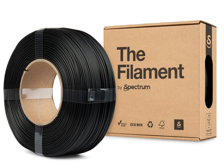 ReFill TheFilament HT-PLA JET BLACK 1,75 mm 1 kg