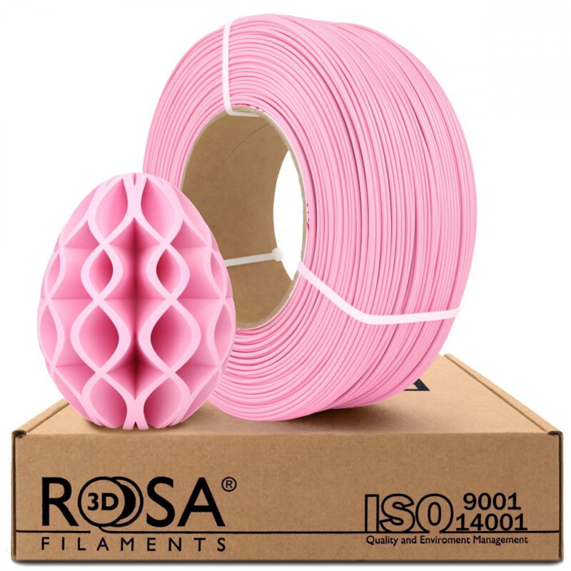 ReFill ROSA3D PLA PASTEL RŮŽOVÁ 1,75 mm 1 kg